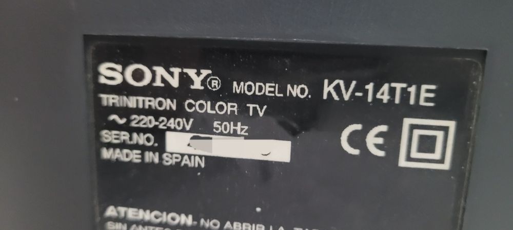 TV Sony KV-14T1E CRT Triniton + Entrega Grátis *