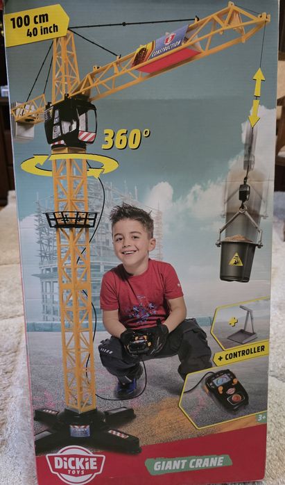 Ігровий баштовий вантажний кран Dickie toys на дистанційному керуванні