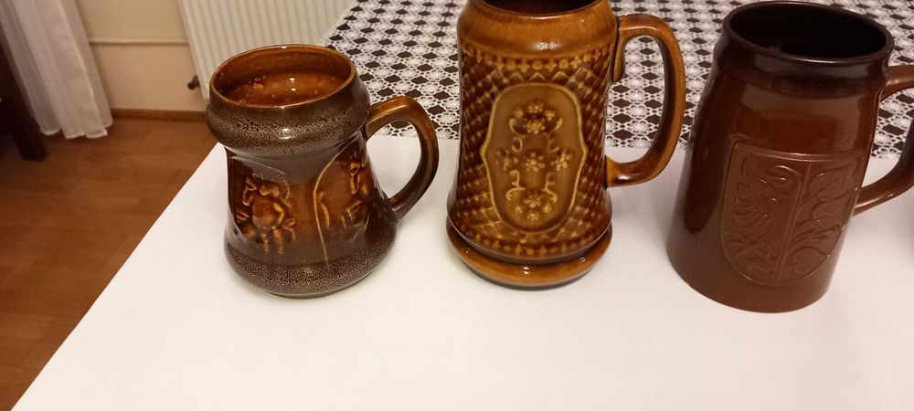 Ceramiczne kufle kufel Mirostowice kufel Bochnia kufel Bolesławiec