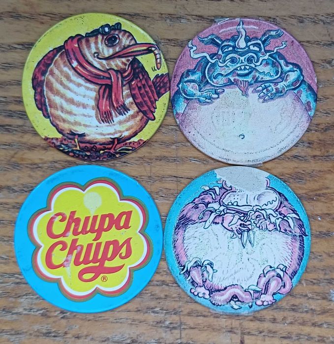 Żetony Glow In The Dark 4szt. Stan średni