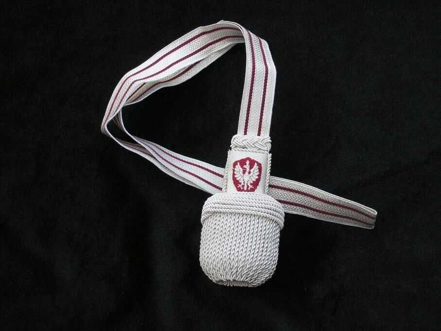 TEMBLAK, chwost oficerki do szabel WZ1917 oraz WZ1921 SREBRNY TEM1