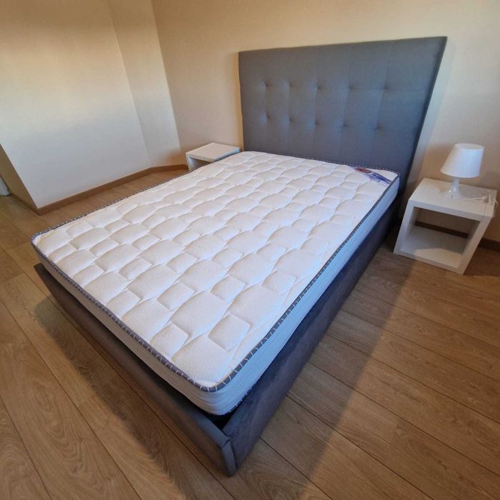 Camas de Casal Estofadas de Luxo 199€ Disp. em Várias Cores! 190x140m!