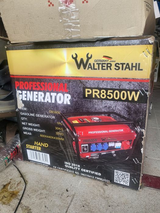Генератор Walter Stahl PR8500W