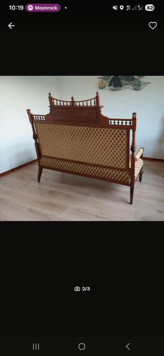 Kanapa 3 + fotel Tron + krzesło Antyki