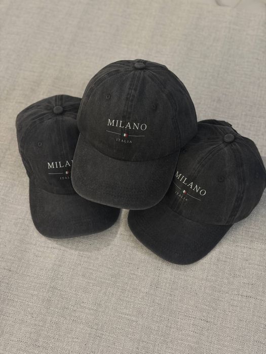 !!!РОЗПРОДАЖ!!! Кепка Italia Milano кольору сірого джинсу