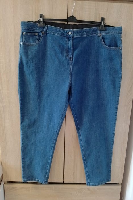 Jeansy rurki damskie 54/56