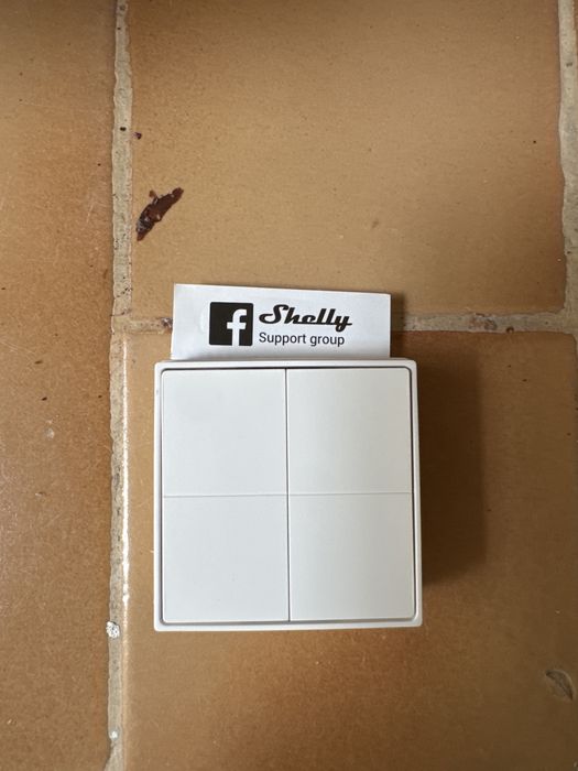 Shelly BLU Wall Switch 4 - Novo