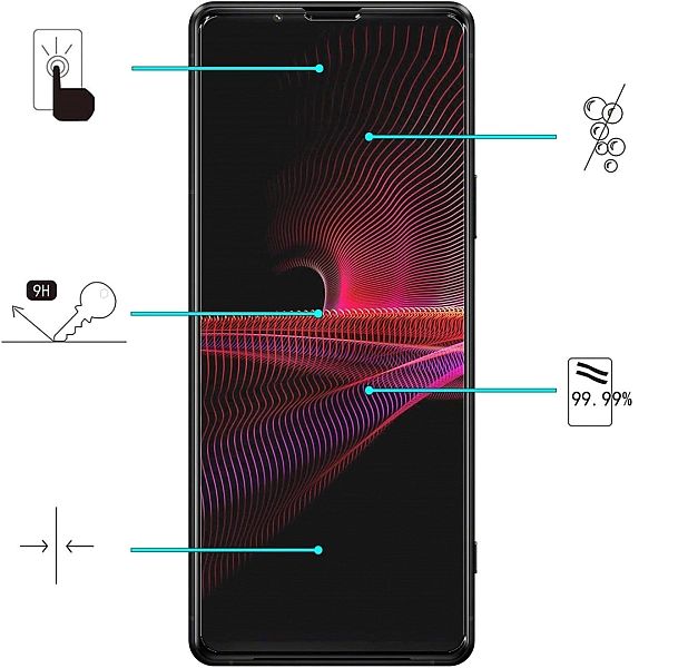 Szkło Hartowane Płaskie do Sony Xperia 10 III