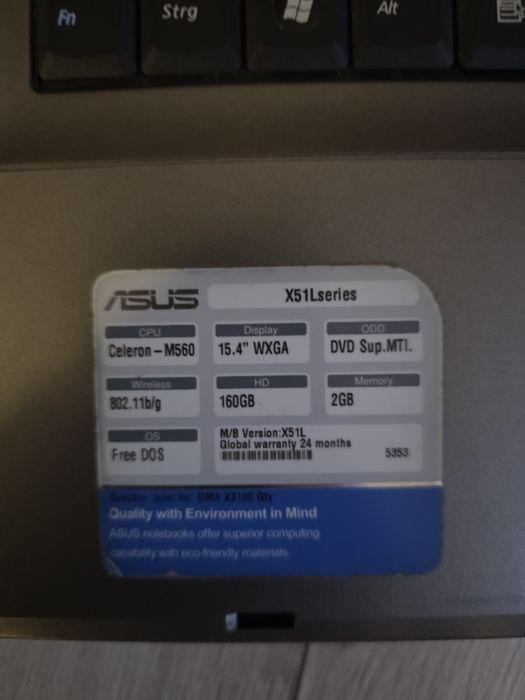 Asus x51l intel celeron