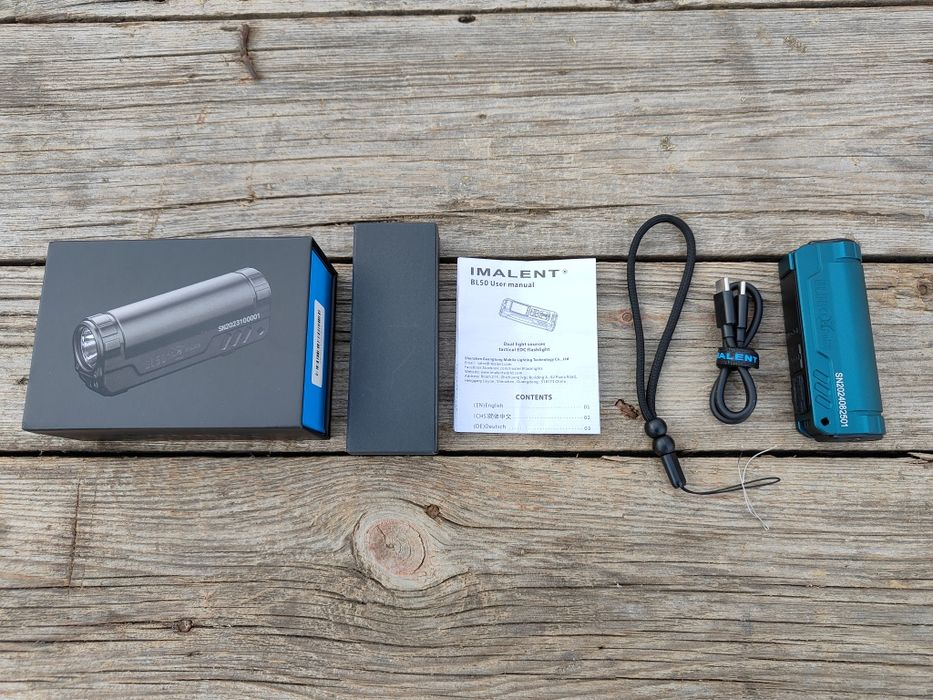 Imalent BL50 EDC ліхтар з ультрафіолет 3600 люмен 428 метрів преміум