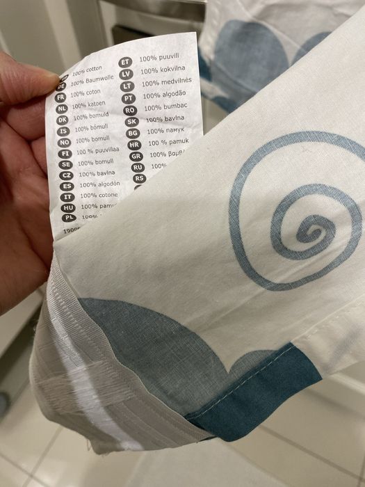 Ikea zasłona do pokoju dziecięcego 120x 300cm