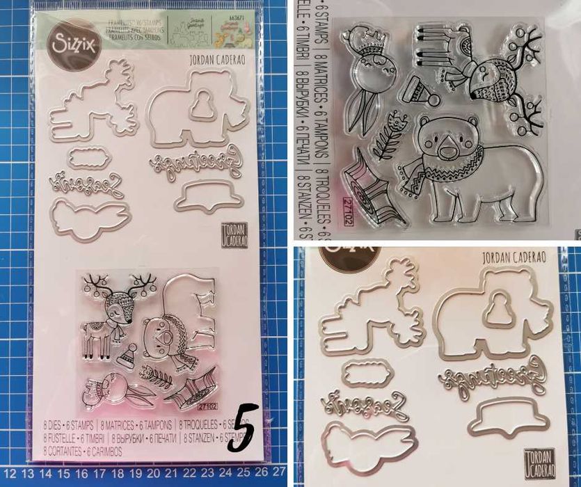 Cortantes vários Sizzix novos - Natal e Inverno - Entrega imediata