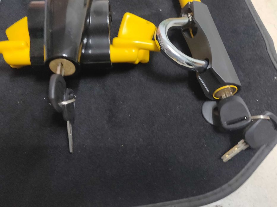 Conjunto de Trancas  Anti roubo e chave  Extensível