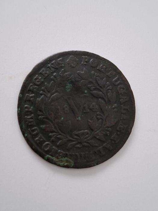 Moedas do ano 1814 e 1883