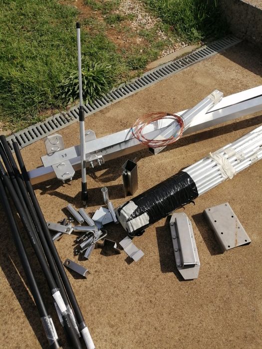 Vendo Antena Delta Loop de 4 elementos fabrico caseiro64750663219330124