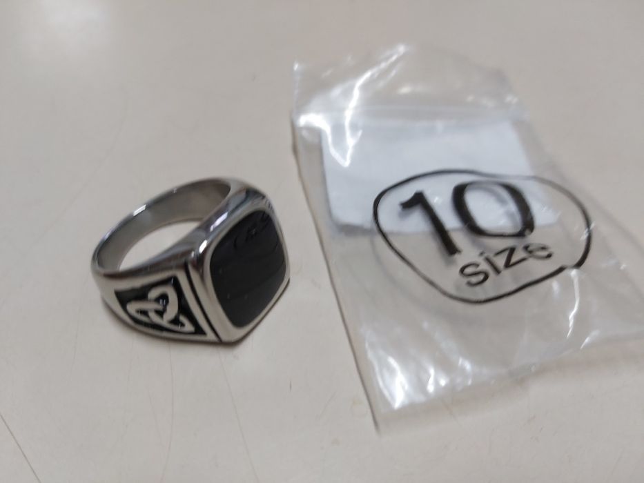 2 Aneis de  Homem Aço medida 10