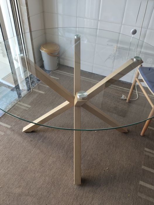 Tampo de vidro para mesa