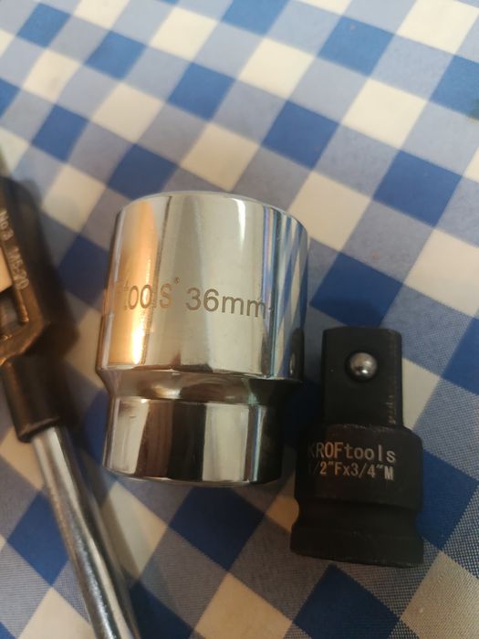 Kit de macho M16 e chave de caixa 36mm