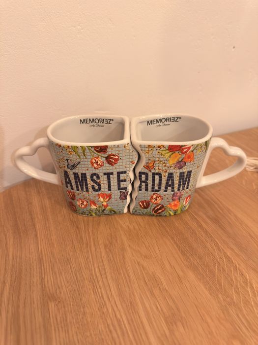 Kubki/ kubek z napisem Amsterdam