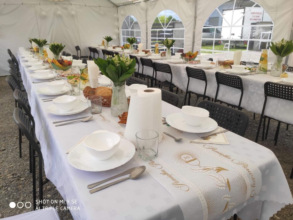 namiot 4x8m na 50 osób