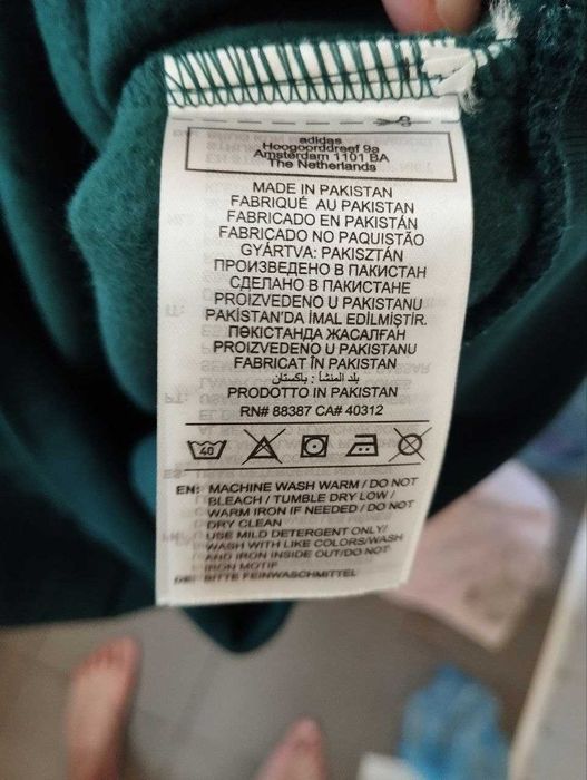 Adidas Оригинал Новая Худи Кофта Свитер Размер M