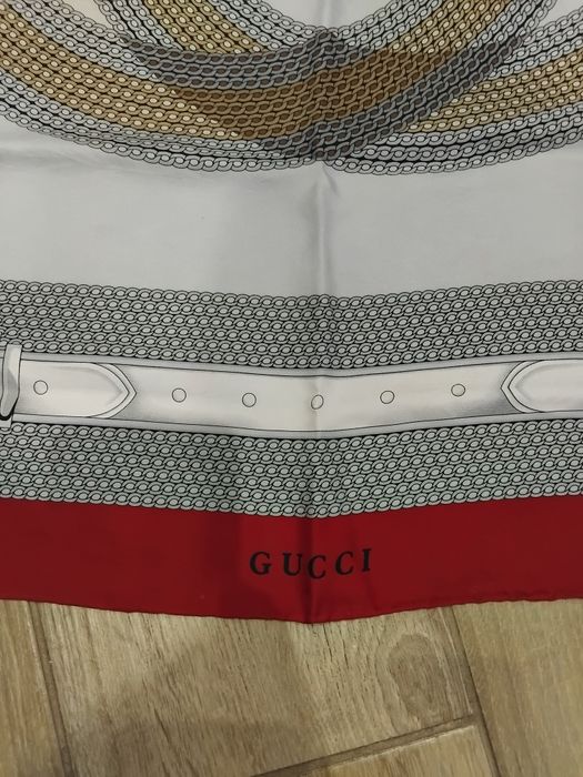 Шовкова хустка GUCCI. 100%silk. Italy. Оригінал