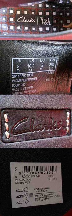 Новые женские туфли "Clarks V&A", размер 42М