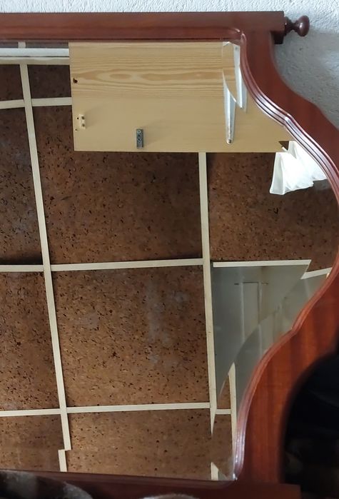 Espelho com vidro antigo