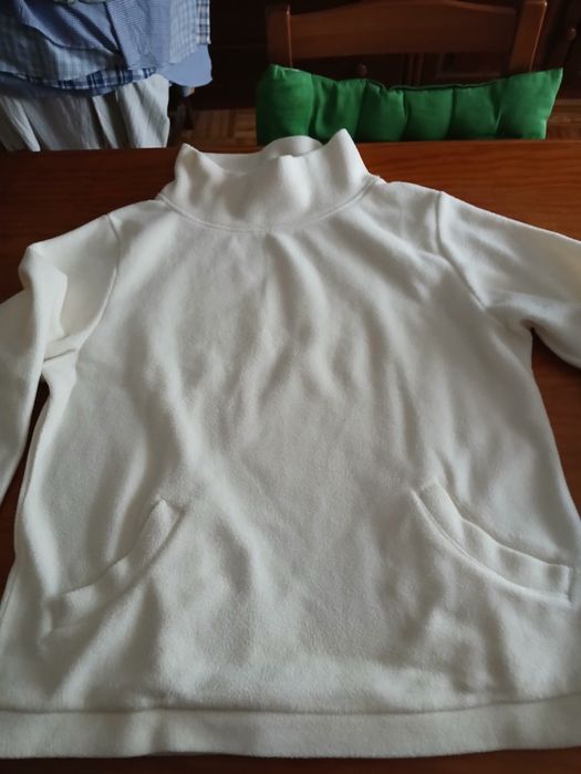 Sweat polar cor branco T:XL