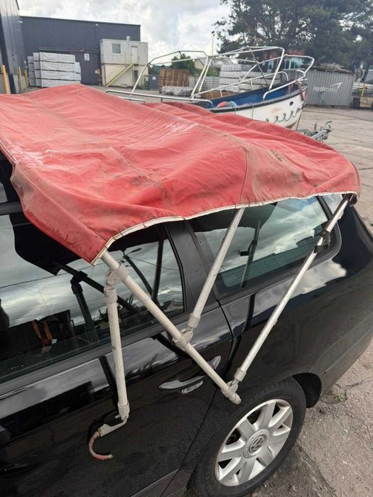 Daszek bimini 170x110x85cm , zadaszenie łodzi, baldachim, daszek motorówki