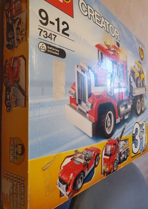 Lego Creator 7347 Transporter Samochodów GDAŃSK kompletny + gratis!