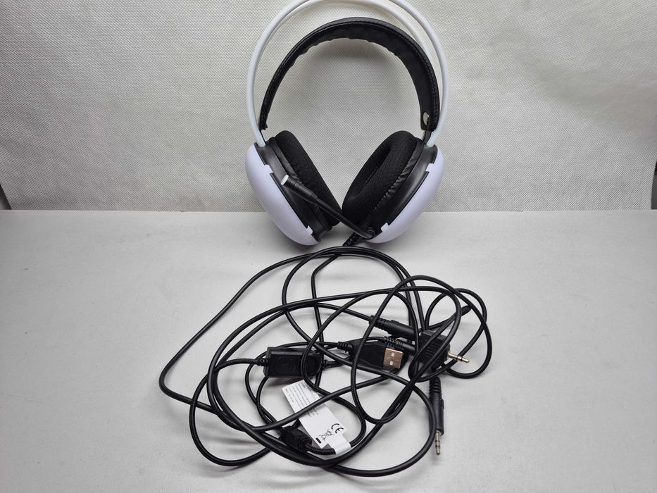 Słuchawki z mikrofonem Battletron świecące; Komis Jasło Igielna