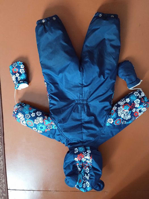 Зимовий комбінезон-конверт для дівчинки. Від 56-86р.