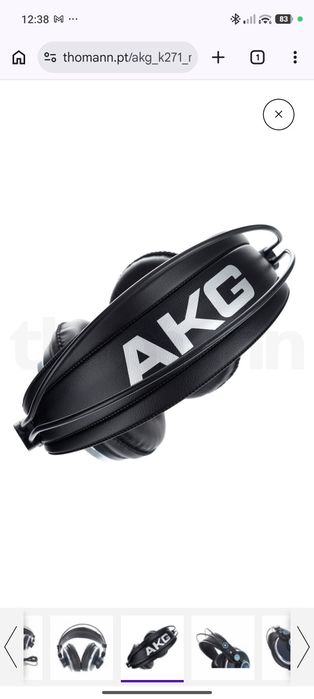 Auscultadores AKG K271 MKII