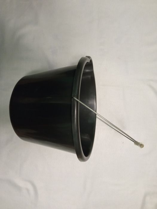 Wiadro czarne 12l z rączką