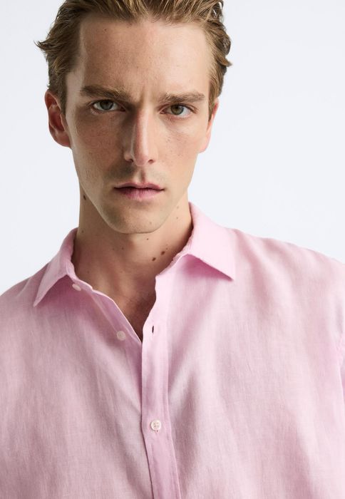 Сорочка зі 100 % льону ZARA