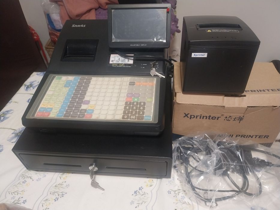 Registadora sps-530 com extras