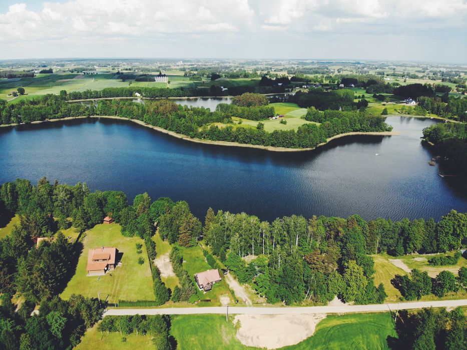 Domek nad jeziorem! Ruska bania!jacuzzi! Pomost!Plaża