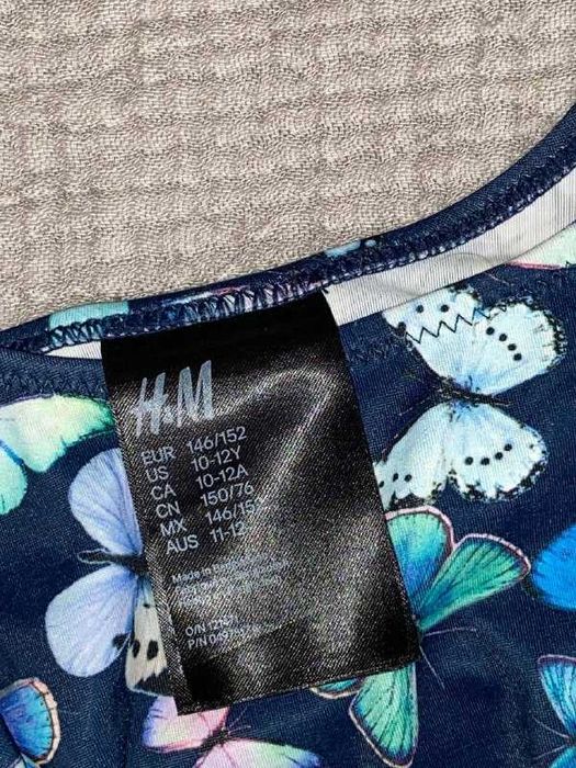 Дитячий роздільний купальник h&m на 10-12 років