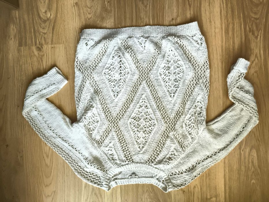 Ażurowy sweter River Island, rozmiar S