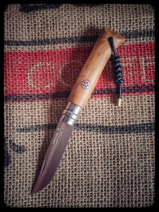 Nóż Opinel Olive nr 8 Custom mod