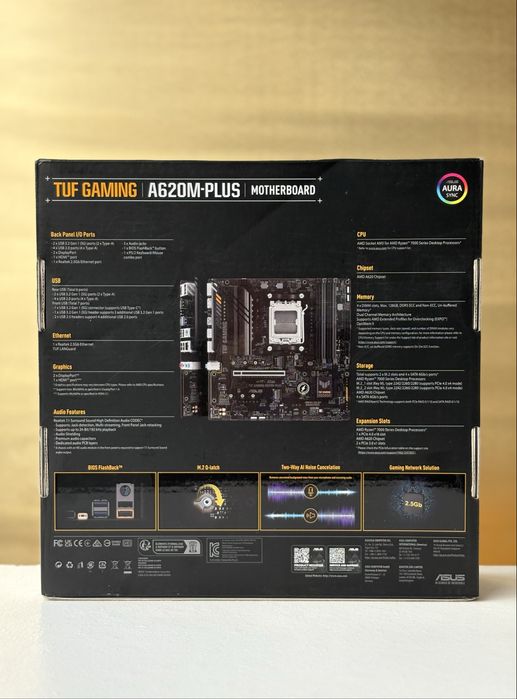 Материнська плата ASUS TUF GAMING A620M-PLUS - Нова