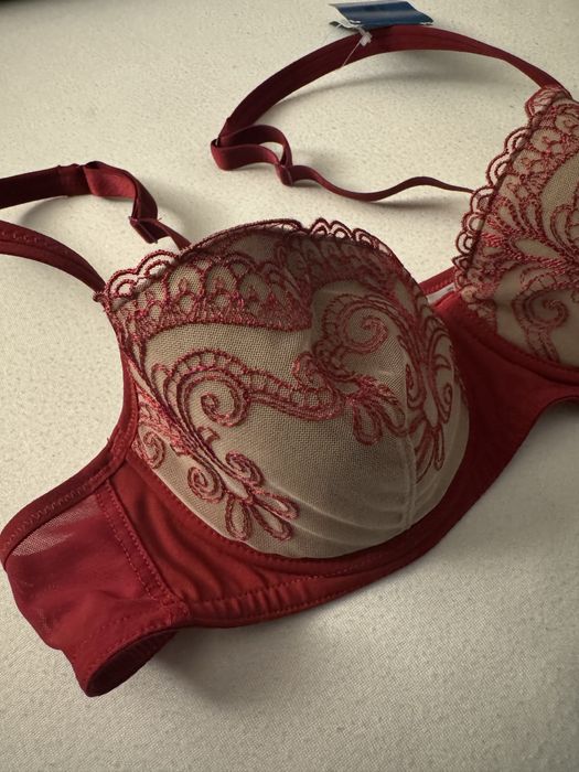 Бюстгальтер Maison Lejaby 75A, червоний, новий