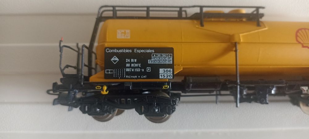 Vagão Tank Cisterna SHELL - Electrotren HO