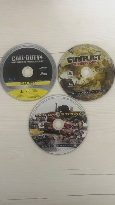 Pack 3 Jogos PS3 Conflict: Denied Ops,MotorStorm,COD4