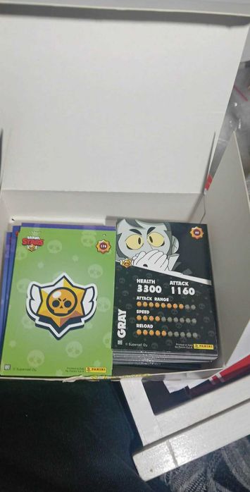 cartas coleção brawl stars