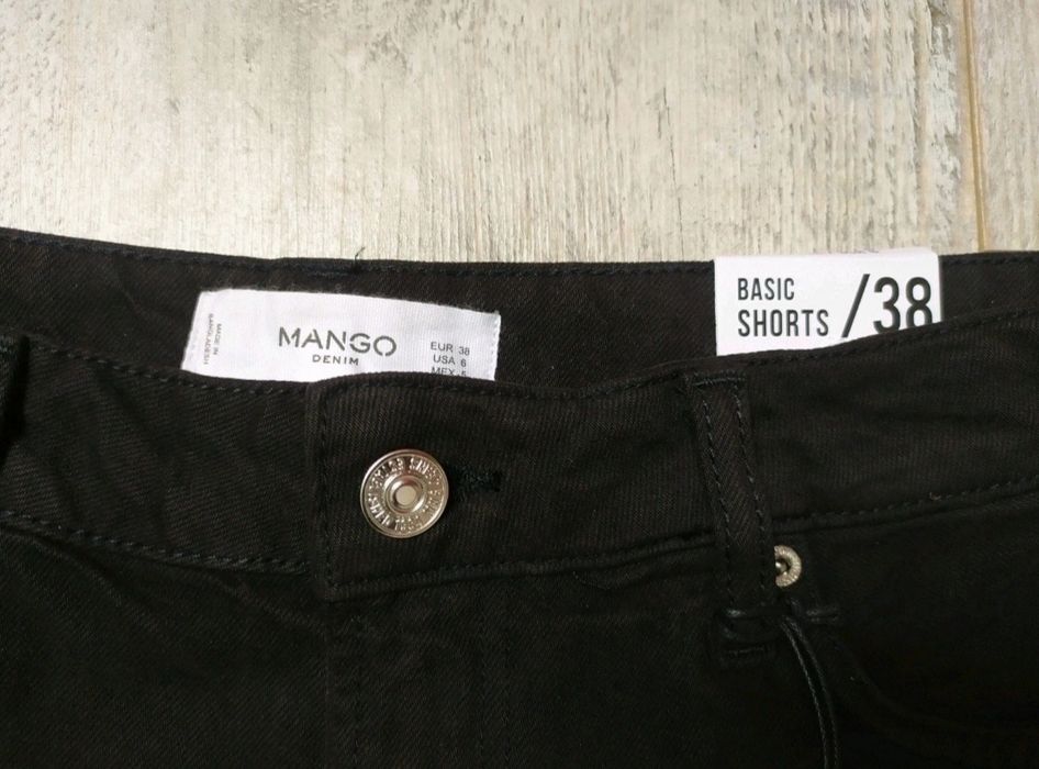 Nowe szorty krótkie spodenki Mango r. M 38 czarne