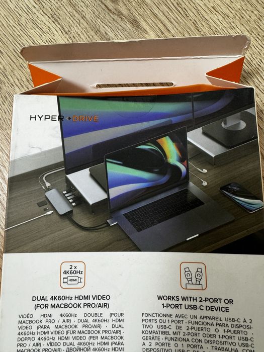 Хаб(адаптер) Type-C HyperDrive Viper 10-in-2 для MacBook/ipad