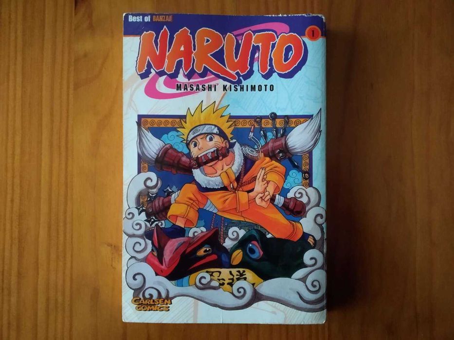 (PORTES GRÁTIS) Naruto: Volume 1 [Manga em Alemão]