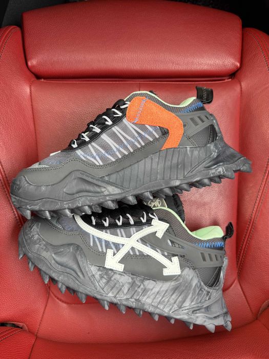 (БЕЗ ПЕРЕДОПЛАТИ)Off-White Odsy-1000 White Black Green офф вайт одсі